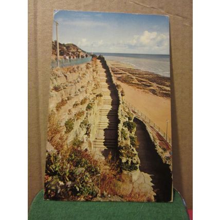ROCK CHINE, RAMSGATE, KENT used vintage postcard. 1968 pm =