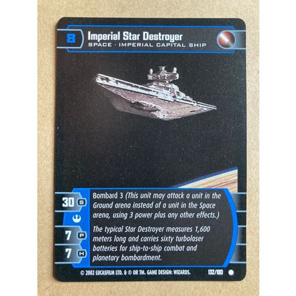 Star Wars TCG: A New Hope # 132 Imperial Star Destroyer (A) 2002 WotC Common