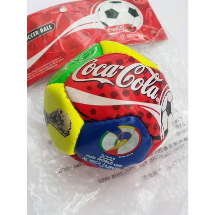 Coca Cola 2002 Fifa World Cup Korea Japan 4" Mini Soccer Ball Football Set Of 2