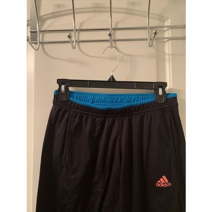 Adidas Youth Boys Athletic Jogging Track Pants Elastic Waist Pockets Size Small