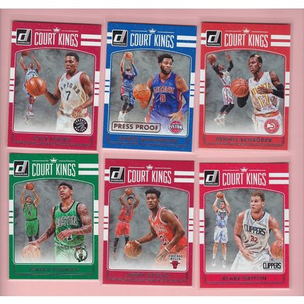 2016-17 DONRUSS 'court kings" subset lot
