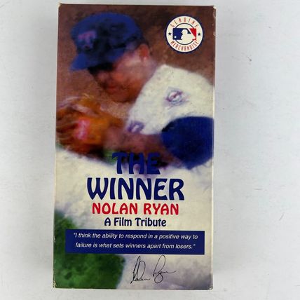 NOLAN RYAN The Winner - A Film Tribute 1993 VHS Video Tape Rare
