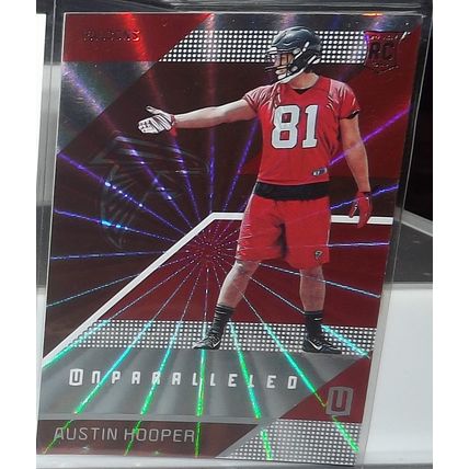 2016 Unparalleled AUSTIN HOOPER (Falcons) Rookie Card #154