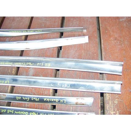 1960 PLYMOUTH CUSTOM SUBURBAN STATION WAGON TRIM OEM FURY 12 PCS