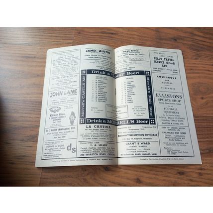 1970/71 Oxford City vs Woking - Isthmian League * FREE P&P *