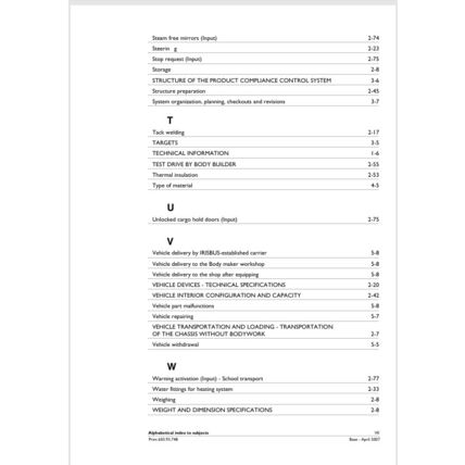 Iveco Eurorider 4 Vehicle Equipment Regulation Manual 60393748 2007 PDF