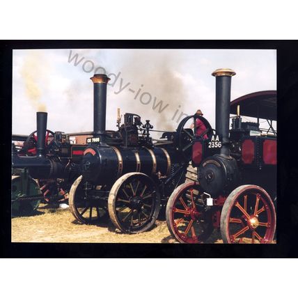 tz0768 - Traction Engines - Reliance CE 7858/The Little Giant AA 2356. photo 7x5