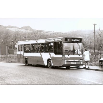 Black & White Photograph of Maidstone & District Motor Services Ltd. - L608 EKM