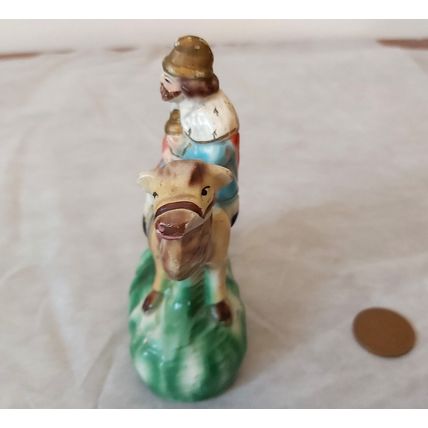 Vintage Ceramic Christmas Nativity Figurine Magi King damaged Figure religious