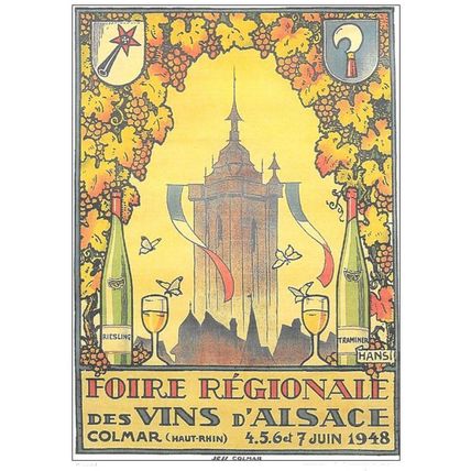 68 - affiche de la foire des vins