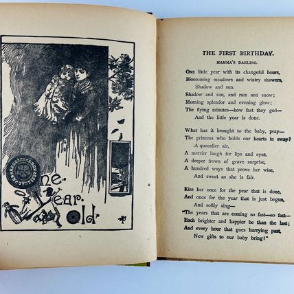 Little Tots Own Book Hardcover 1903 Aunt Virginia Series