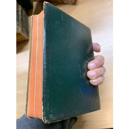 c1907 THE POETICAL WORKS OF ALFRED LORD TENNYSON ILLUSTRATED LEATHER BOOK (P5)