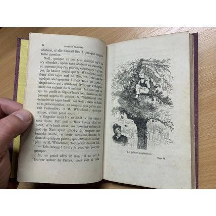 RARE* 1873 "GEORGES CLIFFORD" FRENCH TEXT ILLUSTRATED FICTION BOOK (P4)