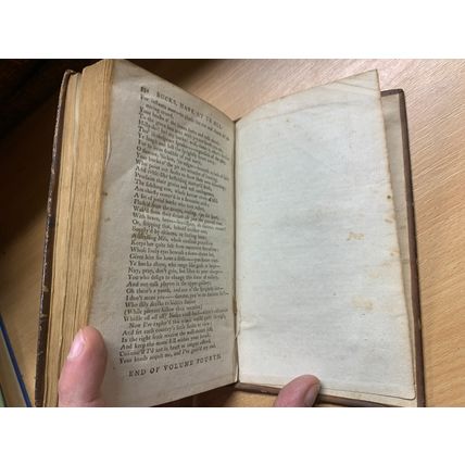 RARE* 1783 "A COLLECTION OF FARCE & ENTERTAINMENTS" THEATRE VOL 4 BOOK (T3)