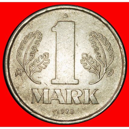 Ⰶ COMMUNIST STARS (1972-1990): GERMANY ★ 1 MARK 1973A!★LOW START★NO RESERVE
