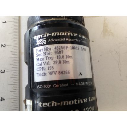 TECH-MOTIVE 48256P-10019 9/00 AUTOMATION ELECTRONIC CPR105 NUTRUNNER 3/8,FI