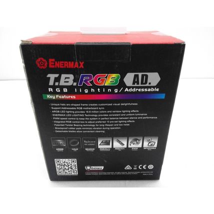 NEW Enermax T.B. RGB Advance ARGB 120mm PC Case Fan - 3 Pack UCTBRGBA12P-BP3