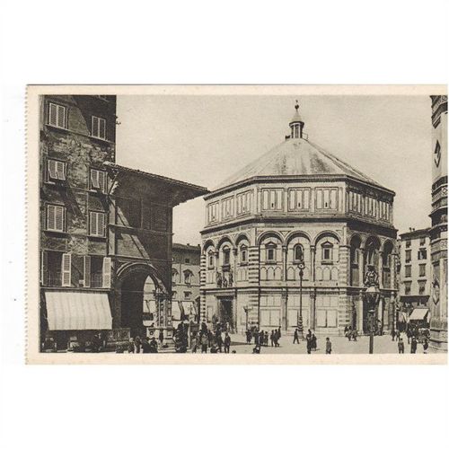 Firenze Il Battistero Italy Postcard (F7010)