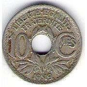 FRANCE 10 CTS 1919
