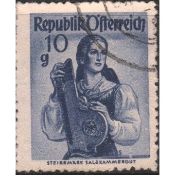 Austria 1948 - SG1110 - 10g blue - "Steiermark Salzkammergut" - used