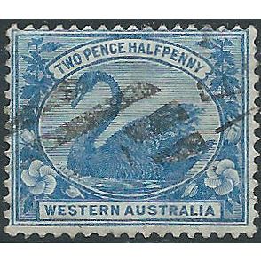 Western Australia 1901 SG114 2 1/2d Blue Fine Used . ..