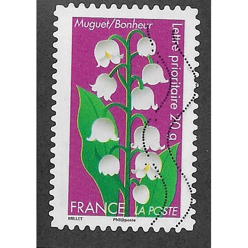 FRA 2012 (60c)(S/A) 'FLOWERS - LILY OF THE VALLEY ' FINE USED (EBID56-678)