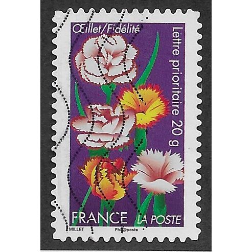 FRA 2012 (60c)(S/A) 'FLOWERS - CARNATIONS ' FINE USED (EBID56-703)