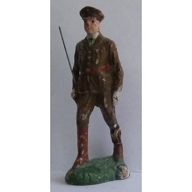 VINTAGE Wooden ' WW1 OFFICER with SWORD ' TRICO ( 1930s )