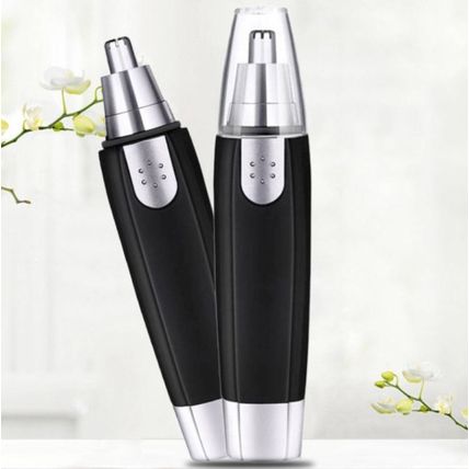 Unisex Mini Electric Nose Hair Removal Trimmer Shaver Clipper Cleaner & Brush UK