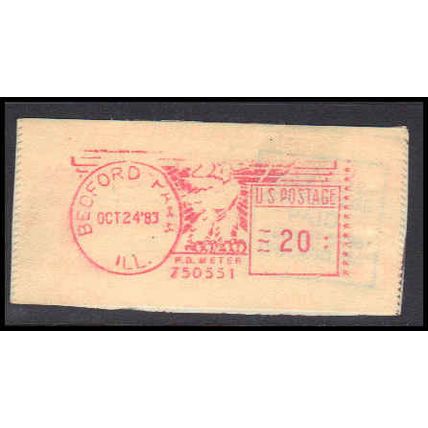 Used Revenue 20c Meter Bedford National Park, IL. E0356