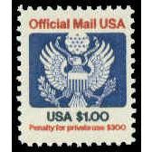 O132 $1 Eagle Fine MNH G0684