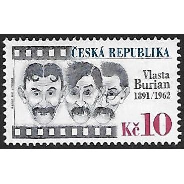 Mi 677 (**): 120th Anniversary of the Birth of Vlasta Burian (Actor)