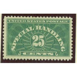QE4 25c Special Handling Fine MLH NA0122