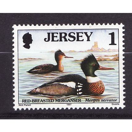 1997 Jersey, Sea Birds, Atlantic Puffin, NH Mint Stamp, SG No. 774