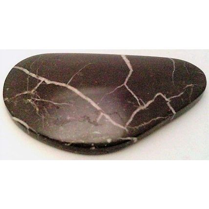 Black Septarian Nodule Freeform Gemstone Cabochon 131