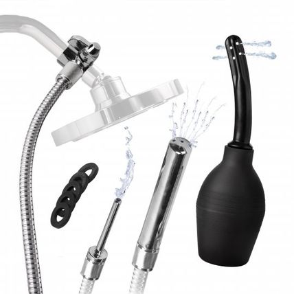 Clean Stream Complete Cleansing System Kit Enema Steel Hose Cleanstream Anal Ass
