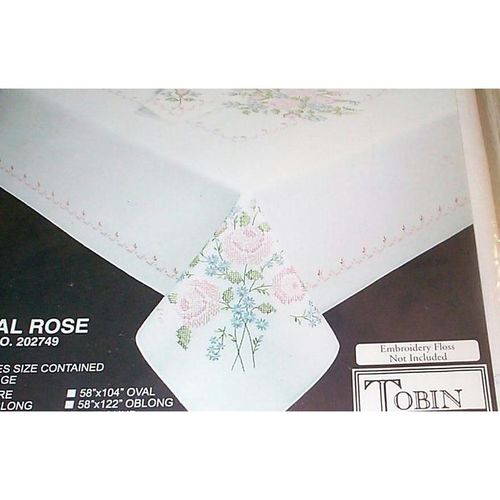 Royal Rose Tablecloth by Tobin - 50x70 Oblong - #202749