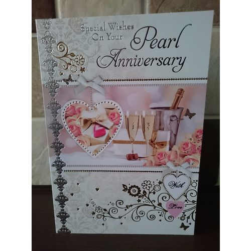 Pearl Anniversary Cards - Special Wishes