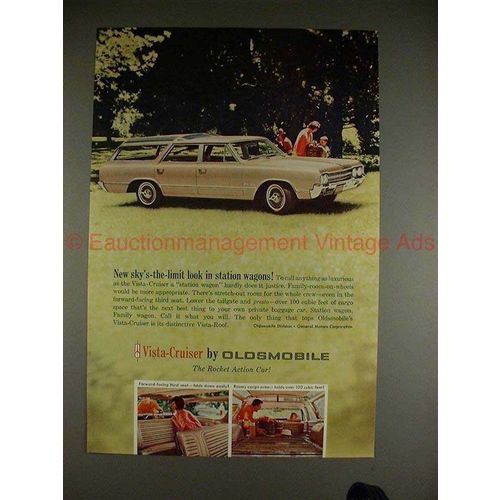 1964 Oldsmobile Vista-Cruiser Station Wagon Ad, NICE!!