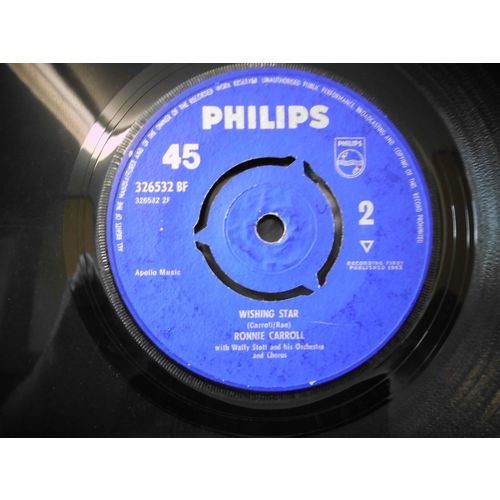 7" 1962. RONNIE CARROLL. ROSES ARE RED.326532 BF. WISHING STAR. PHILIPS .EX