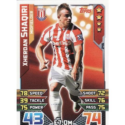 Match Attax 2015/2016 246 Xherdan Shaqiri Stoke City