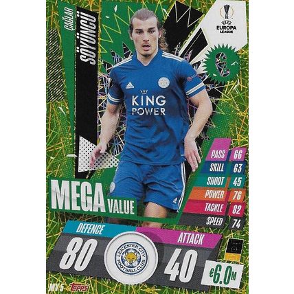 Match Attax UCL & UEL Extra 2020-21: Mega Value - Leicester City, Söyüncü