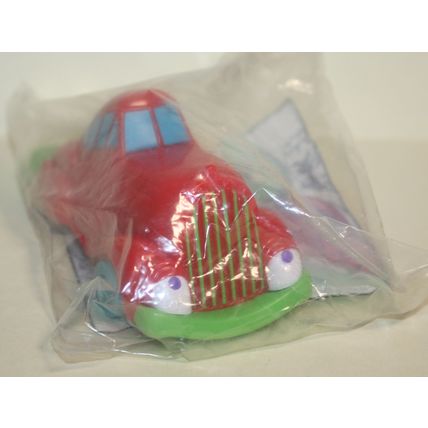 1996 Wendys Cartoon Under 3 Toy Red Stretch Limo Mint in Package