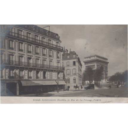 Grand Appartements Meubles Rue De La Perouge French Postcard