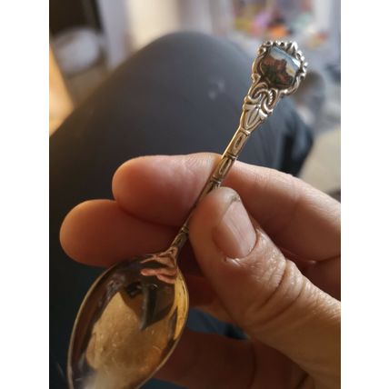 Silver Plate Souvenir Spoon Meidelberg