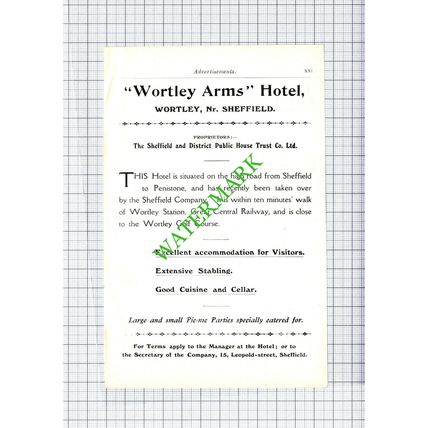 Wortley Arms Hotel Sheffield / Ellis Son & Paramore Surgical Advert 1910 Cutting