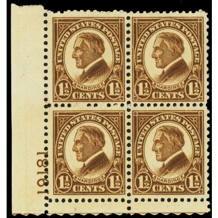 633, Mint NH Plate Block of Four - Stuart Katz