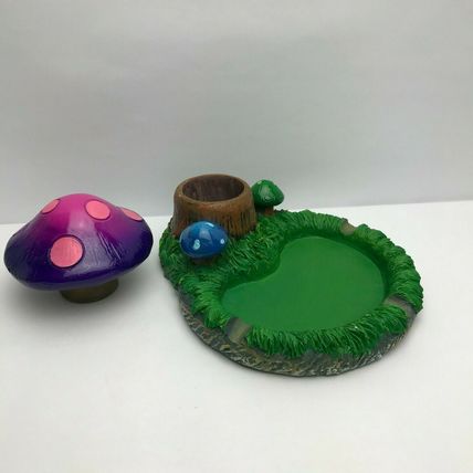 Gift for Smokers & Toker MUSHROOM Decor Unique ASHTRAY 3" X 6" Stash Compartment