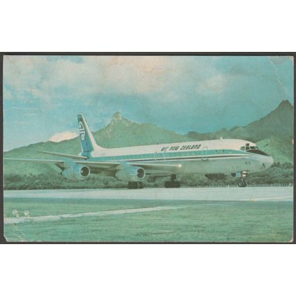 Air New Zealand Douglas DC-8 - Air New Zealand Postcard