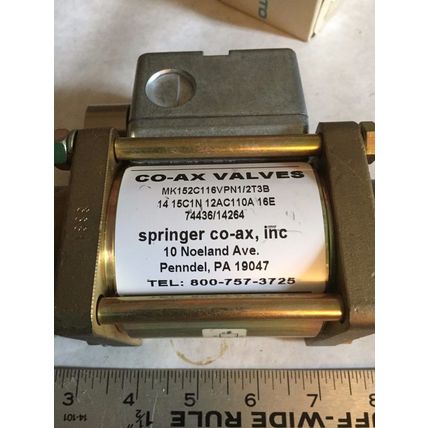 1/2" NPT COAX MK15NC,COAX MK152C116VPN1/2T3B VALVE 14-15CIN-12AC110A 16E,110V,AN